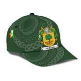 Clan Oboyle Coat Of Arms - Irish Family Crest St Patrick's Day Classic CapPH48 Classic Cap - Oboyle Coat Of Arms St Patrick's Day Classic Cap Irish Cap